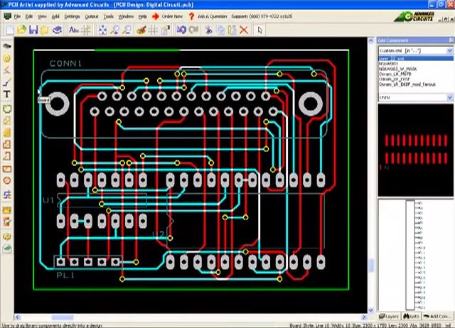 how to use PCB layout software PCB Artist