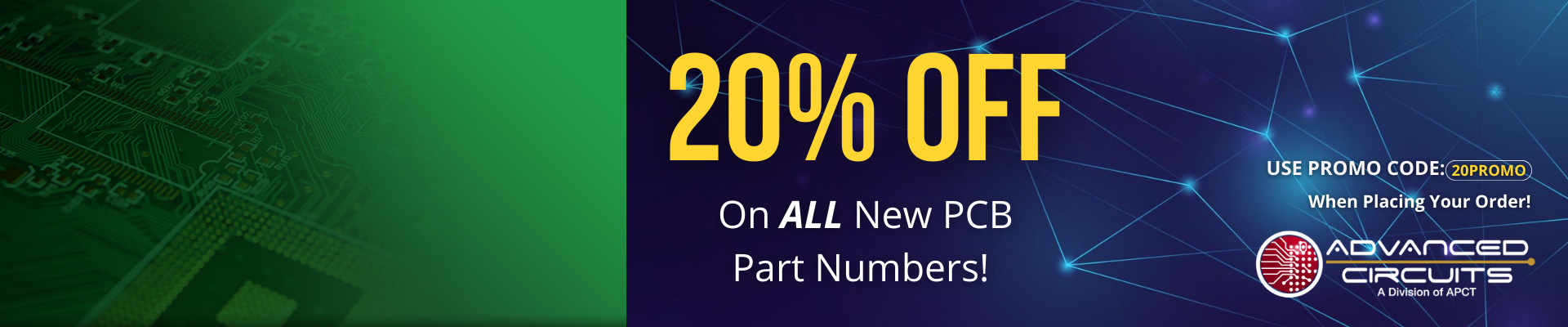 20 % OFF ALL Part Numbers
